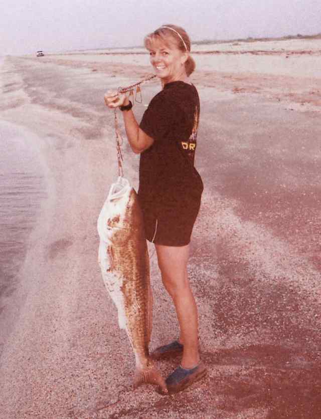 Judy Healey 40lb redfish