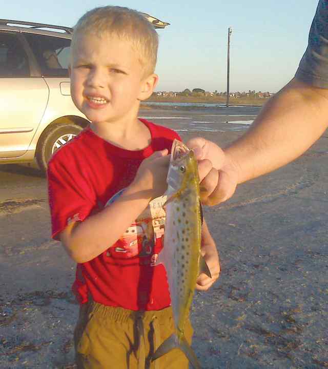 Sam Mattingly first Spanish mackerel!