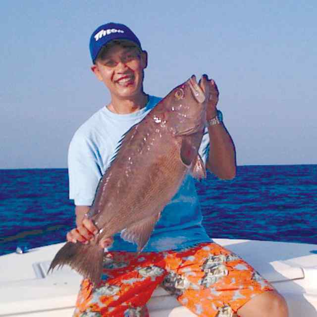 Lau Quach Freeport18lb scamp grouper