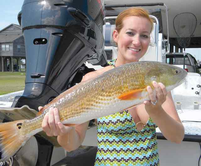 Hillarie Rollins Galveston Bay27&quot; redfish