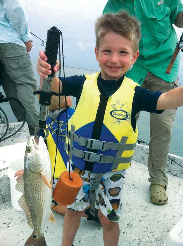Evan Finney Rockportfirst redfish!