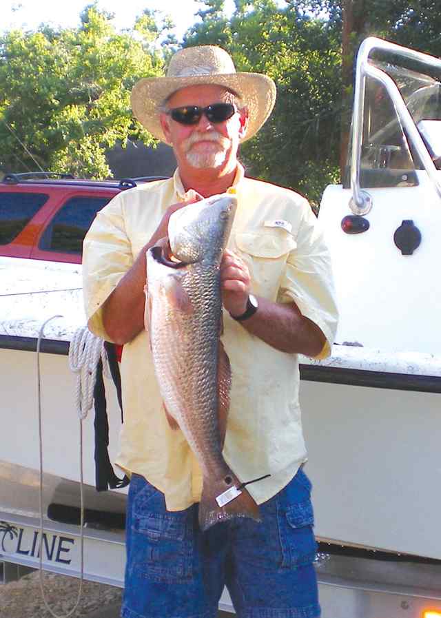 Ralph Jendrzey San Antonio Bay30&quot; redfish