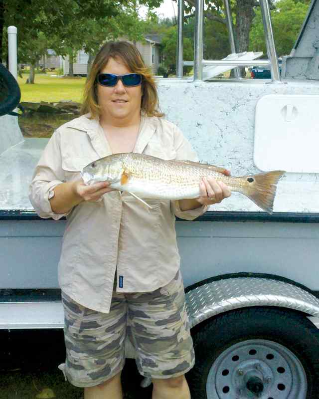 Denise Taylor Halls Bayou21&quot; first legal red
