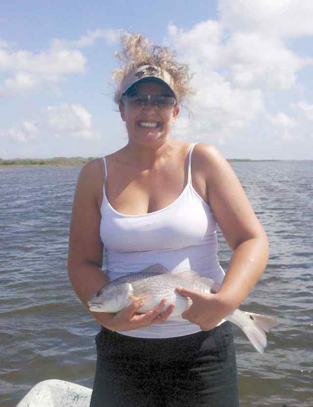 Darlene Wigton Port O'Connorfirst fish ever!