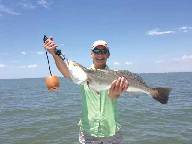 Melissa Bradley San Luis Pass26&quot; 5lb trout