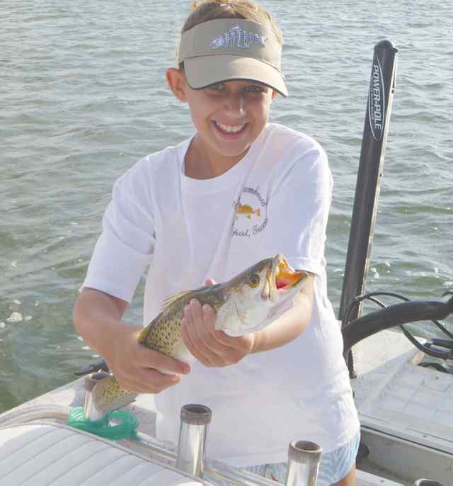 Alli Williams Rockportfirst trout!