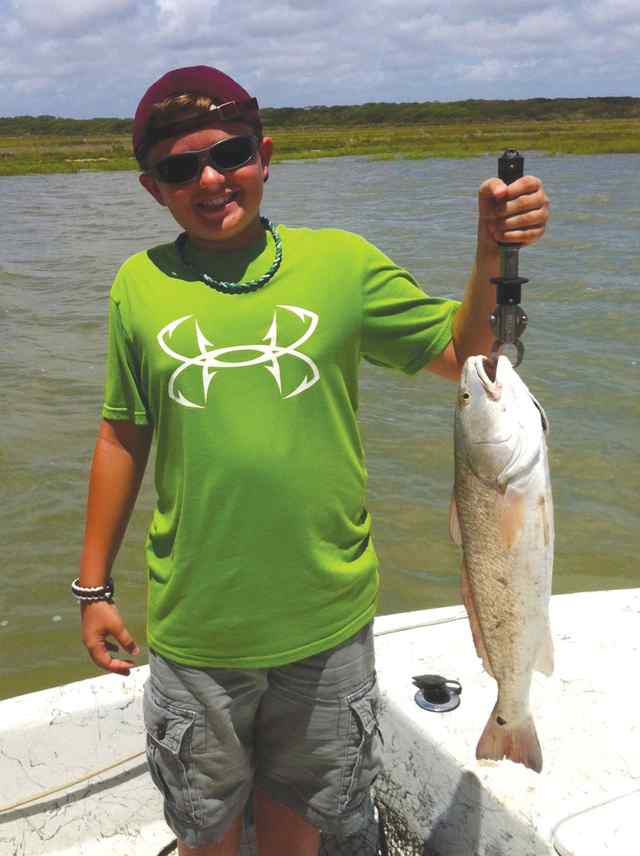 Andrew McKnight San Antonio Bay25&quot; personal best red!