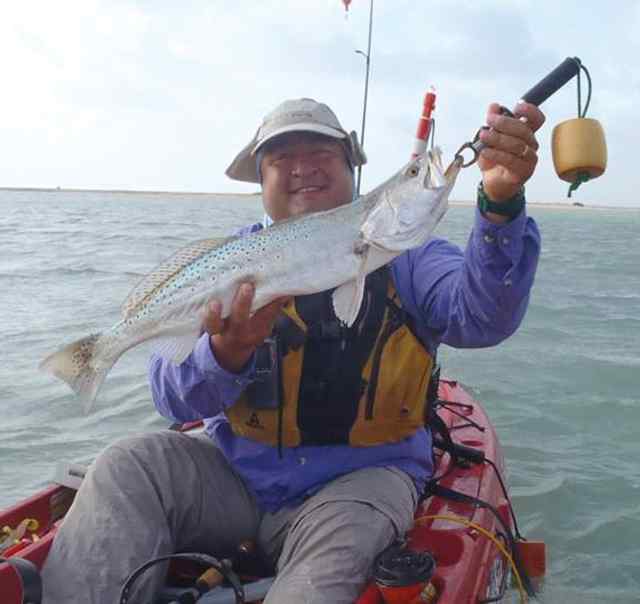 Frank Pardo Holly Beach27&quot; personal best trout! CPR