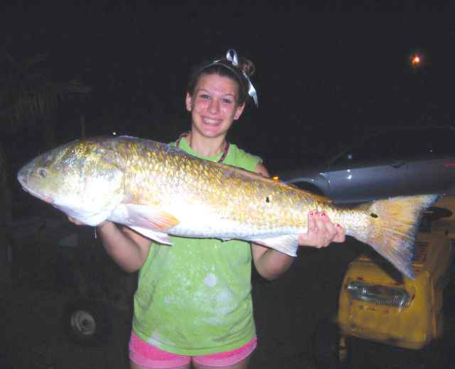Shaye Rosenbrock Indianola Fishing Marina36&quot; redfish