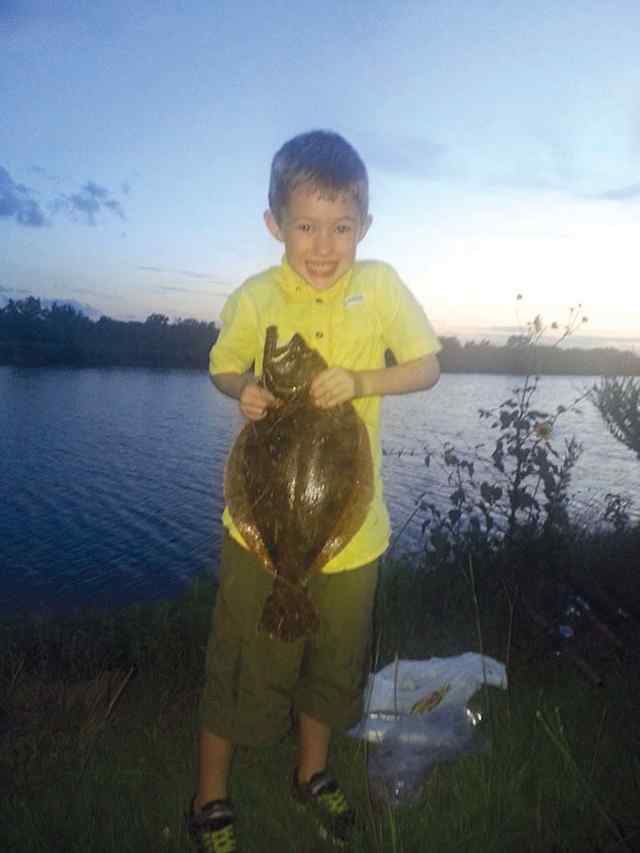 Nathan Abbott Moses Lake, Texas City21&quot; 4 lb 2 oz flounder
