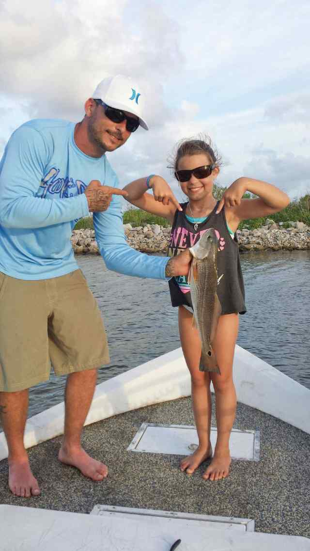 Ally Harper first redfish!