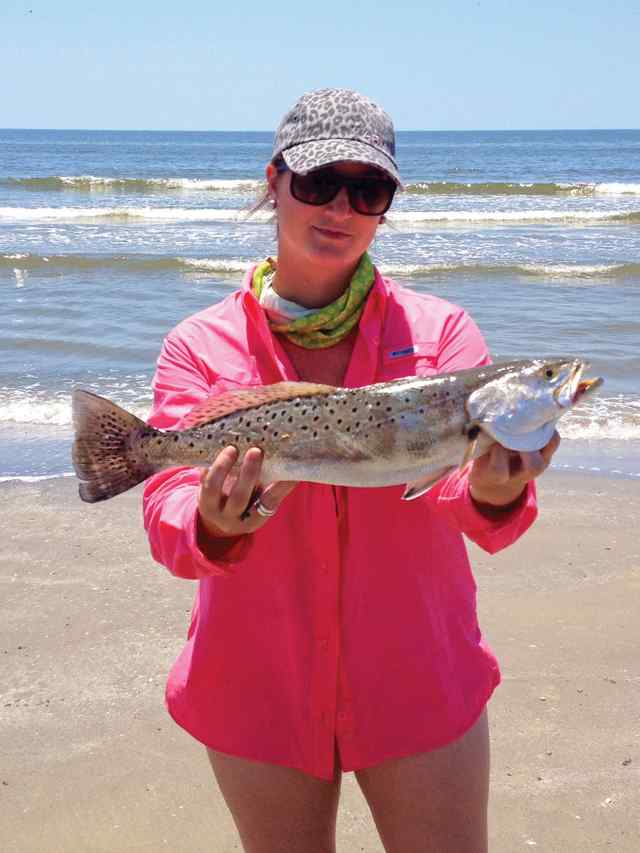 Krystal Cook Surfside beach26&quot; trout