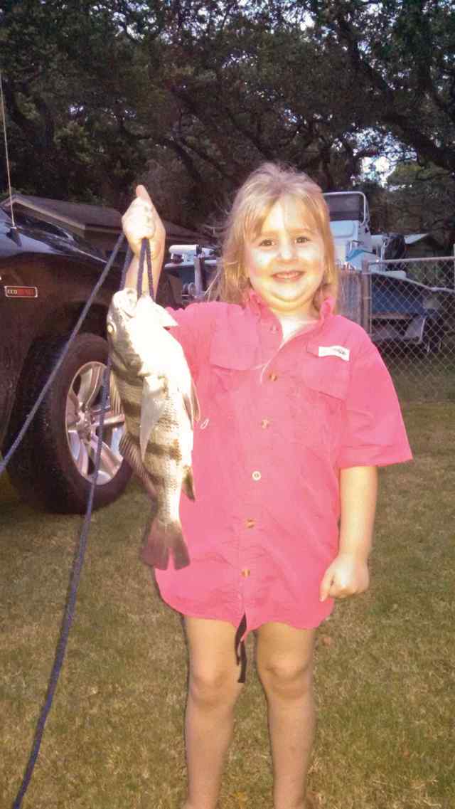 Emily Friesenhahn Off the pier at Rockport Raquet &amp; Yacht Clubblack drum