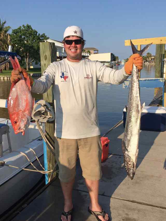 Steven Smith Freeportfirst king and snapper!