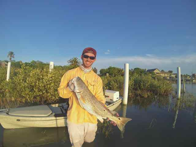 Jeff Bonham Corpus Christiredfish, caught on live shrimp