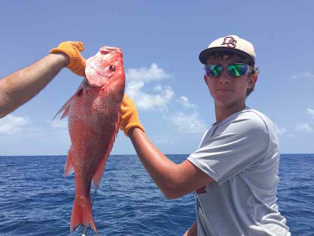 Jonah Frisby South Padre Island22 lb red snapper