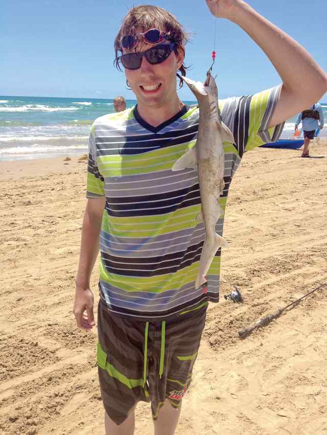 David Robertson South Padre - first bonnethead!