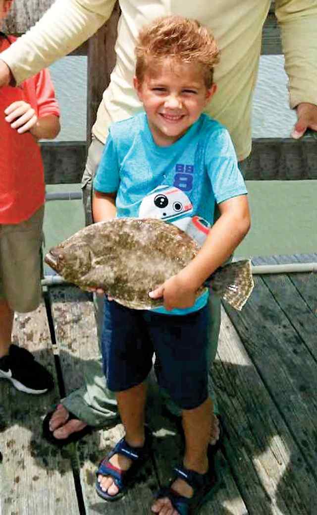 Caleb Shaver Portland - first keeper flounder