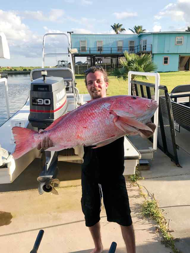 Christopher Travis Freeport - 31 lb red snapper