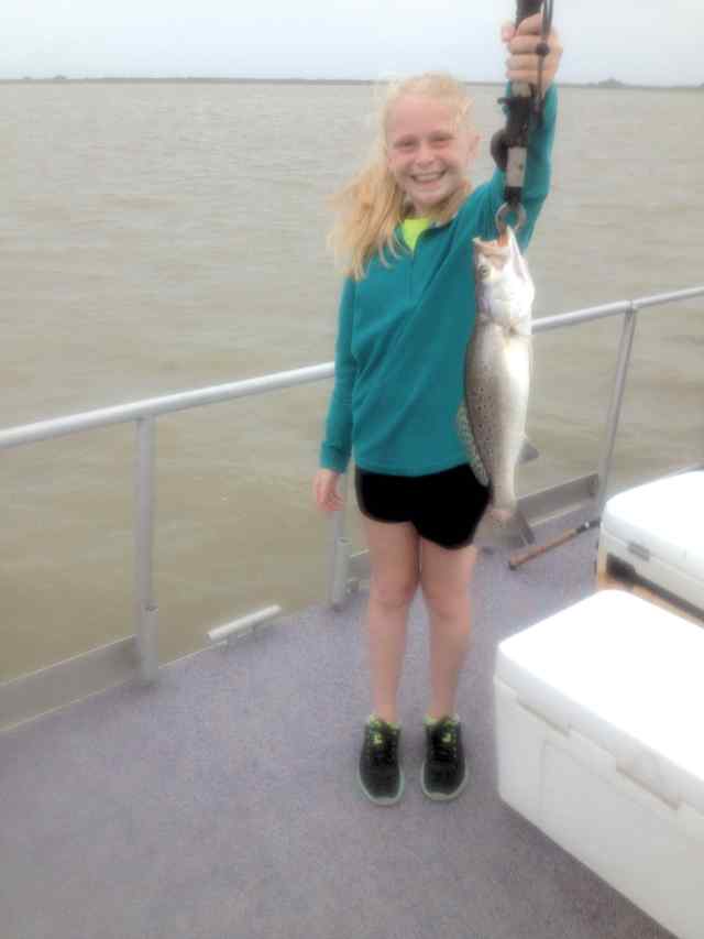 Ellie Voulgaris Matagorda - first legal trout
