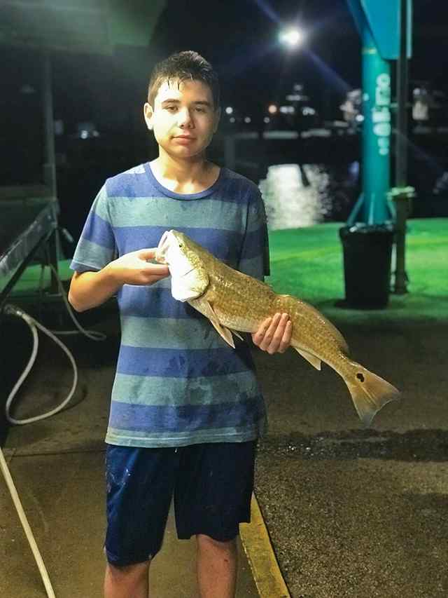 Blake Bundrick Surfside - 26.5" first keeper red