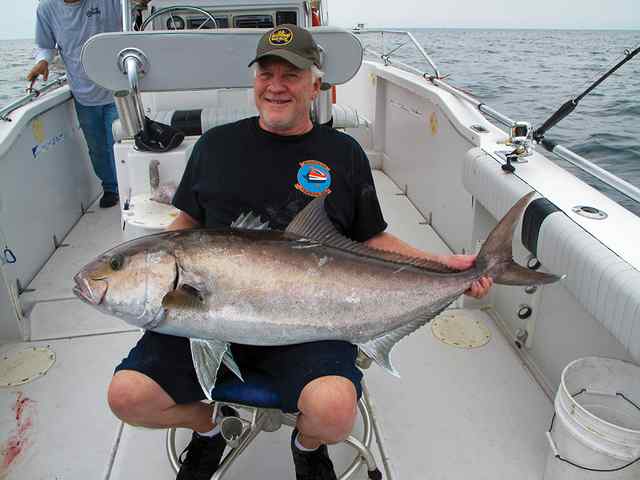 Doug Polansky amberjack, caught on live bait in the ranzel area