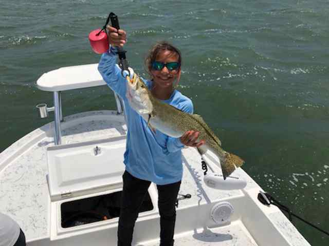 Rylee Arce Port Mansfield - 28" trout