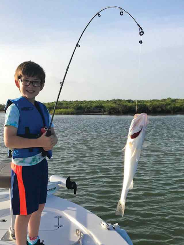 Branson Baird Aransas Bay - first trout!