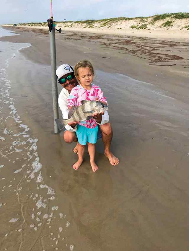 Harper Ingle Port Aransas - 17" first keeper black drum!