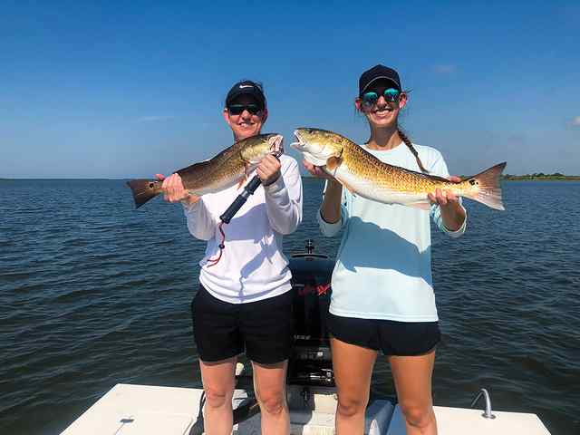 Joanna & McKenzie Pruitt 24" & 26" redfish