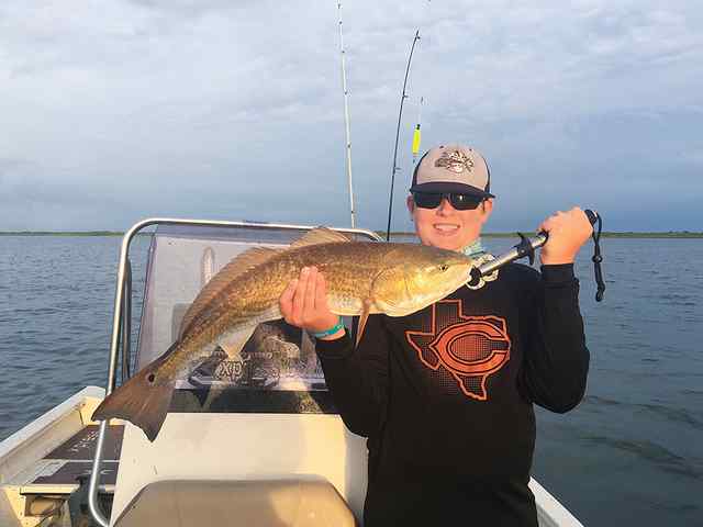 Koy Macik ULM near Corpus - 28" redfish