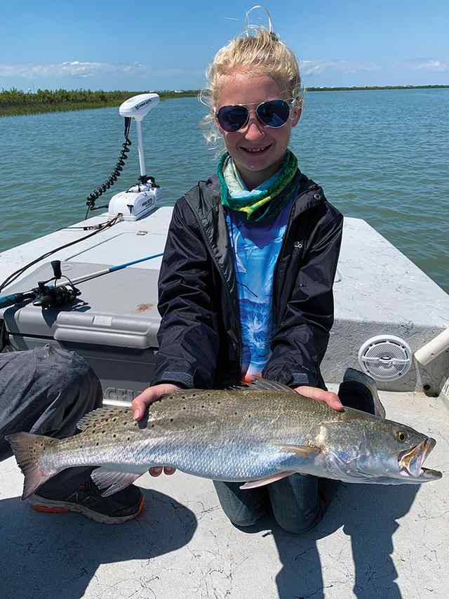 Halle Maxwell POC - personal best trout!
