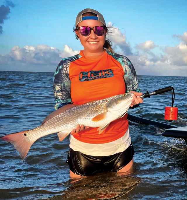 Stephanie Dobos Port O'Connor - 28" redfish CPR