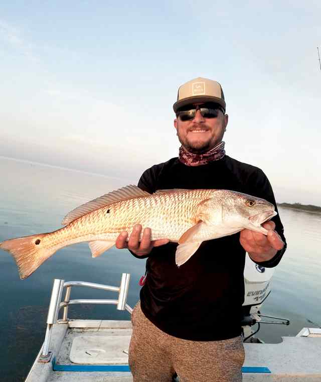 Frank Garza Port Mansfield - 28" bull red CPR
