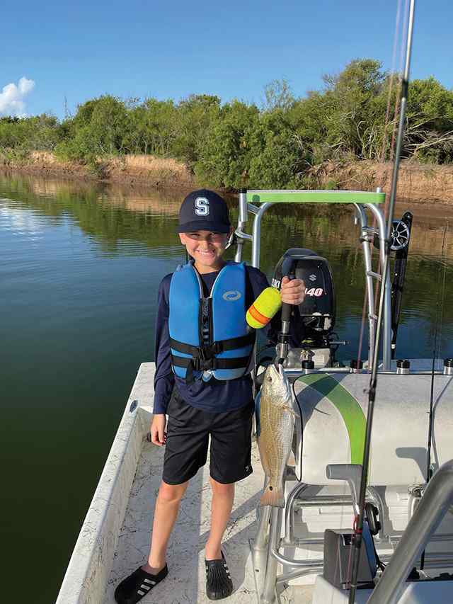 Baron Carreon Colorado River - 21" redfish, caught on crank bait