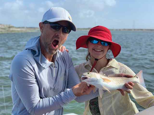 Matt & Ruth Ann Forrester Packery Channel - redfish CPR