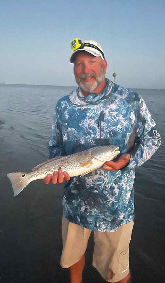 Mike Gartner Galveston Bay near San Luis Pass - 23" redfish