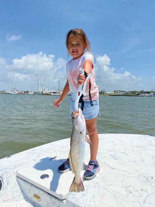 Kailani LeFevre Palacios - 20" first trout!