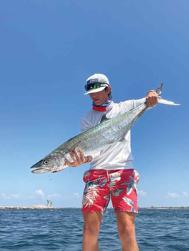 Trevor Dykes POC Big Jetties - 43" kingfish, caught on Rapala X-Rap