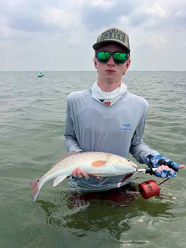 Luke Davis redfish, first wading trip!