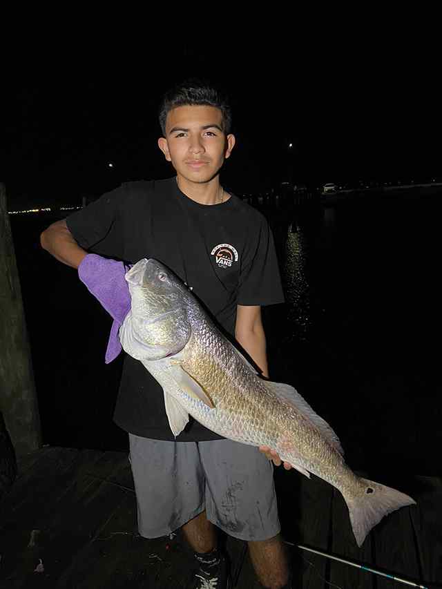 Jesse Gonzales Texas City Dike - redfish