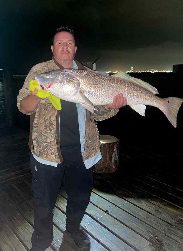 Jesse Gonzales Texas City Dike - redfish