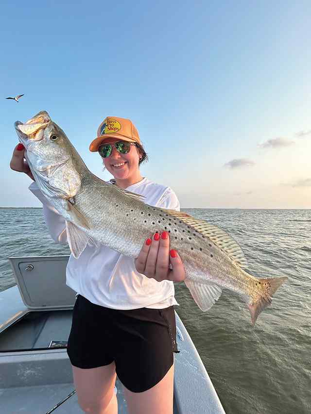 Jordan Moody Upper Laguna Madre - 25" trout