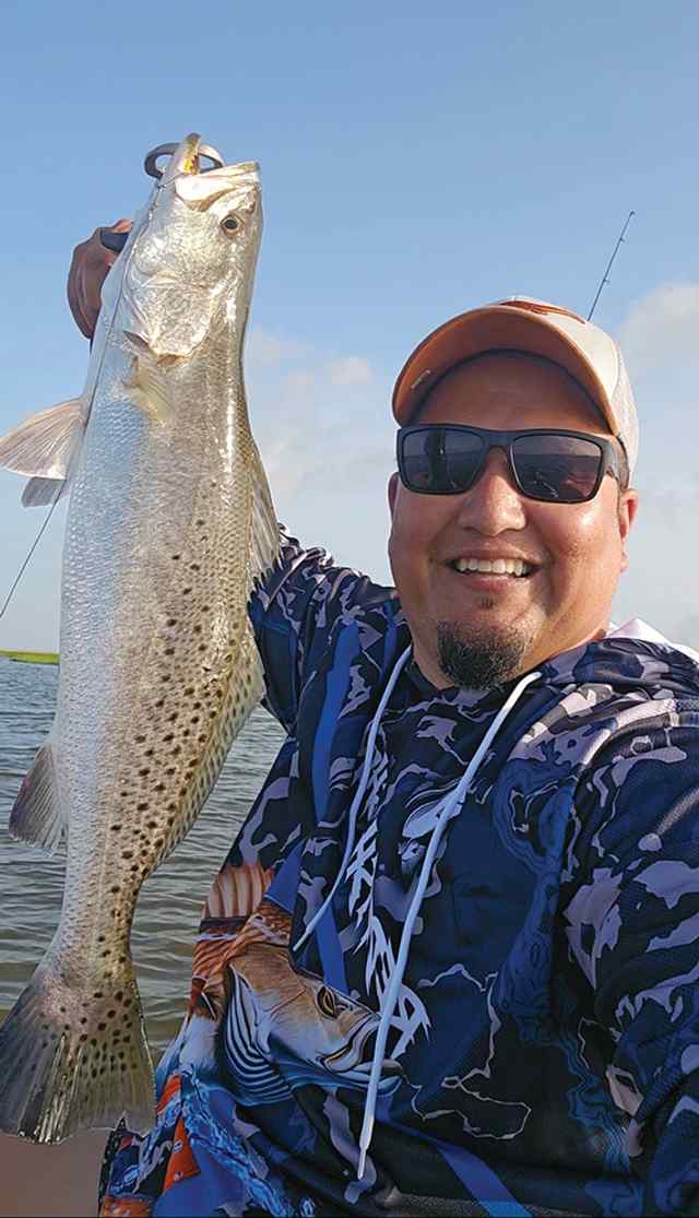 Rich Gonzales Keith Lake, Port Arthur - 20.25" speckled trout CPR, caught on dead shrimp
