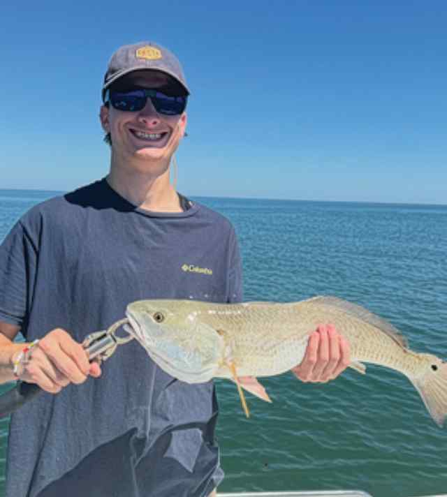 Avery Caldwell Aransas Bay - first saltwater fish!