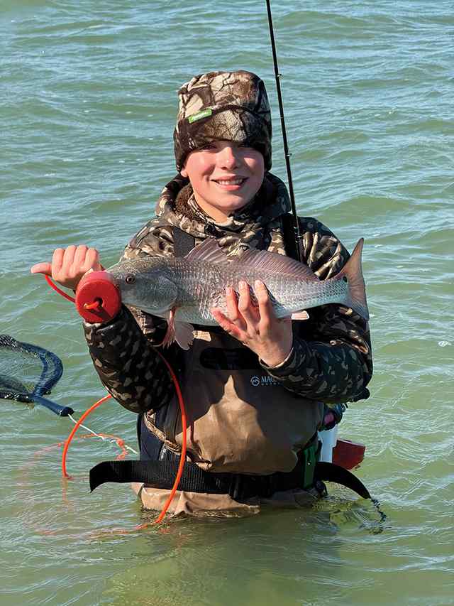 Collin Grudziecki West Matagorda Bay - 24" redfish