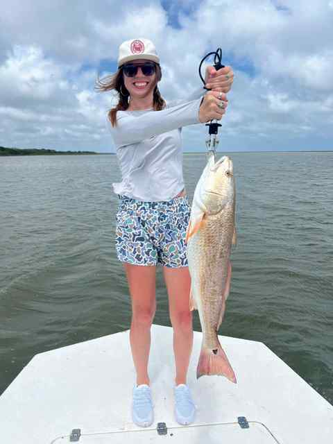 Sarah Van Ness Shoalwater Bay - 30" redfish