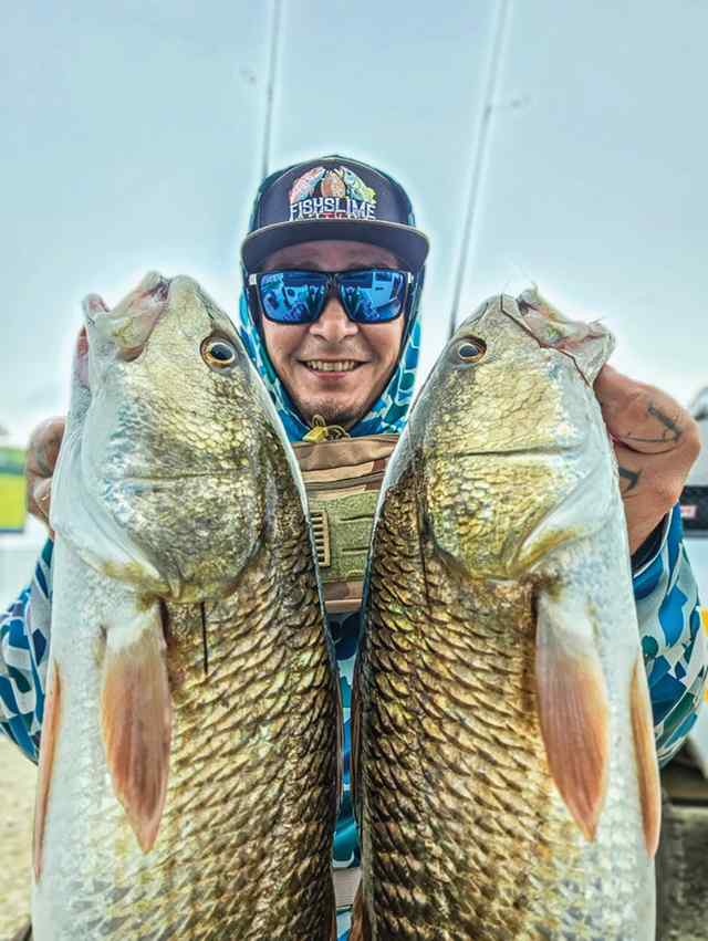 Ian Rodriguez Spoil Islands, Corpus Christi - 26" reds