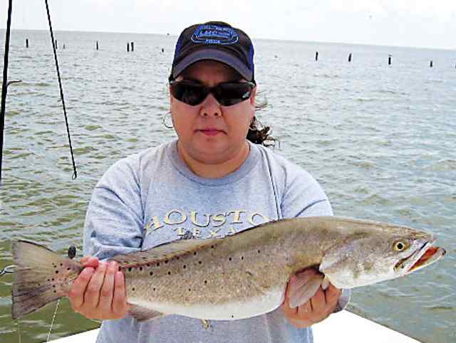 Narce Alvarado Trinity Bay
24" first speckled trout!