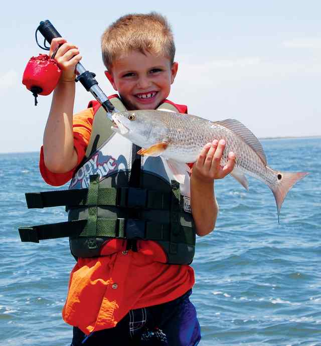 Braeden Clark 18" first redfish!